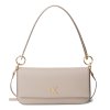 Calvin Klein Γυναικεία Τσάντα Minimal Monogram Shoulder Pouch LV04K3161G RMU Μπεζ