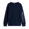 Tommy Hilfiger Παιδική Μπλούζα Για Αγόρια KB0KB09845 C1G Μπλε