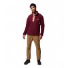 Columbia Ανδρική μπλούζα Helvetia™ II Half Snap Fleece 2090891 624 Μπορντώ