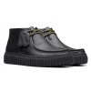 Clarks Ανδρικό Casual Μποτάκι Torhill Hi 26178264 Black Leather